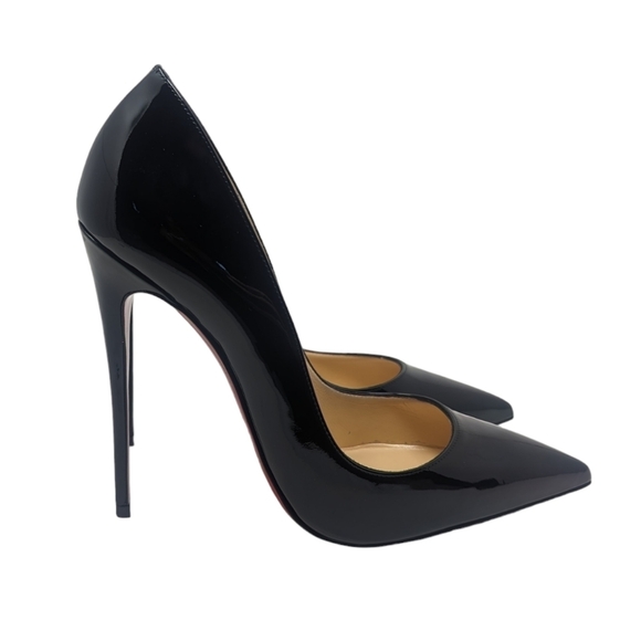 Christian Louboutin Authentic So Kate 120 Black Patent Leather Pump Size EU 39 - Picture 10 of 15